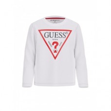 GUESS μπλούζα παιδική N84I24K8HM0-G011 λευκή